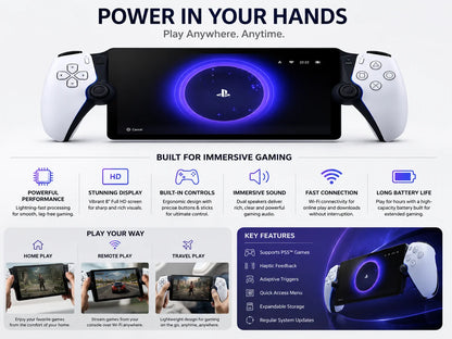 Portable Play Station Controller – Dual Grip Handheld Gaming Device