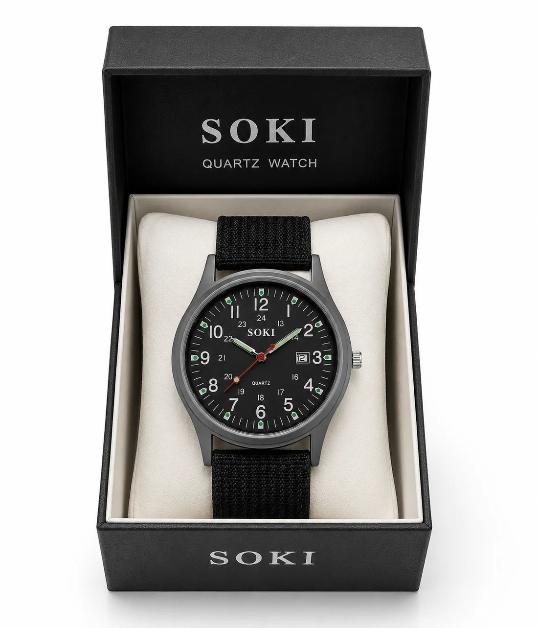 Nylon Strap Analog Wristwatch