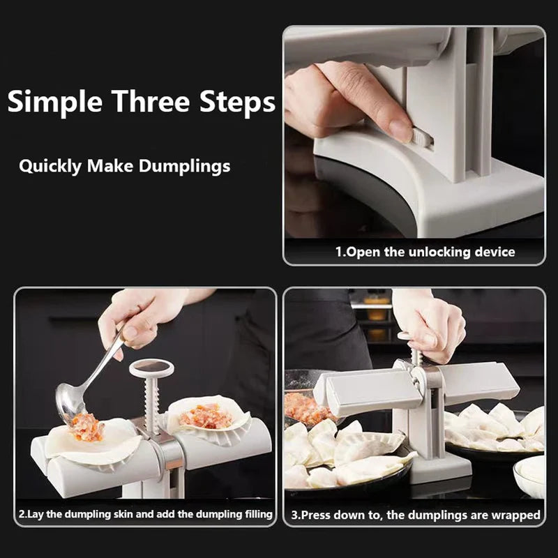 Automatic Dumpling Machine – Dual Slot Dumpling Maker