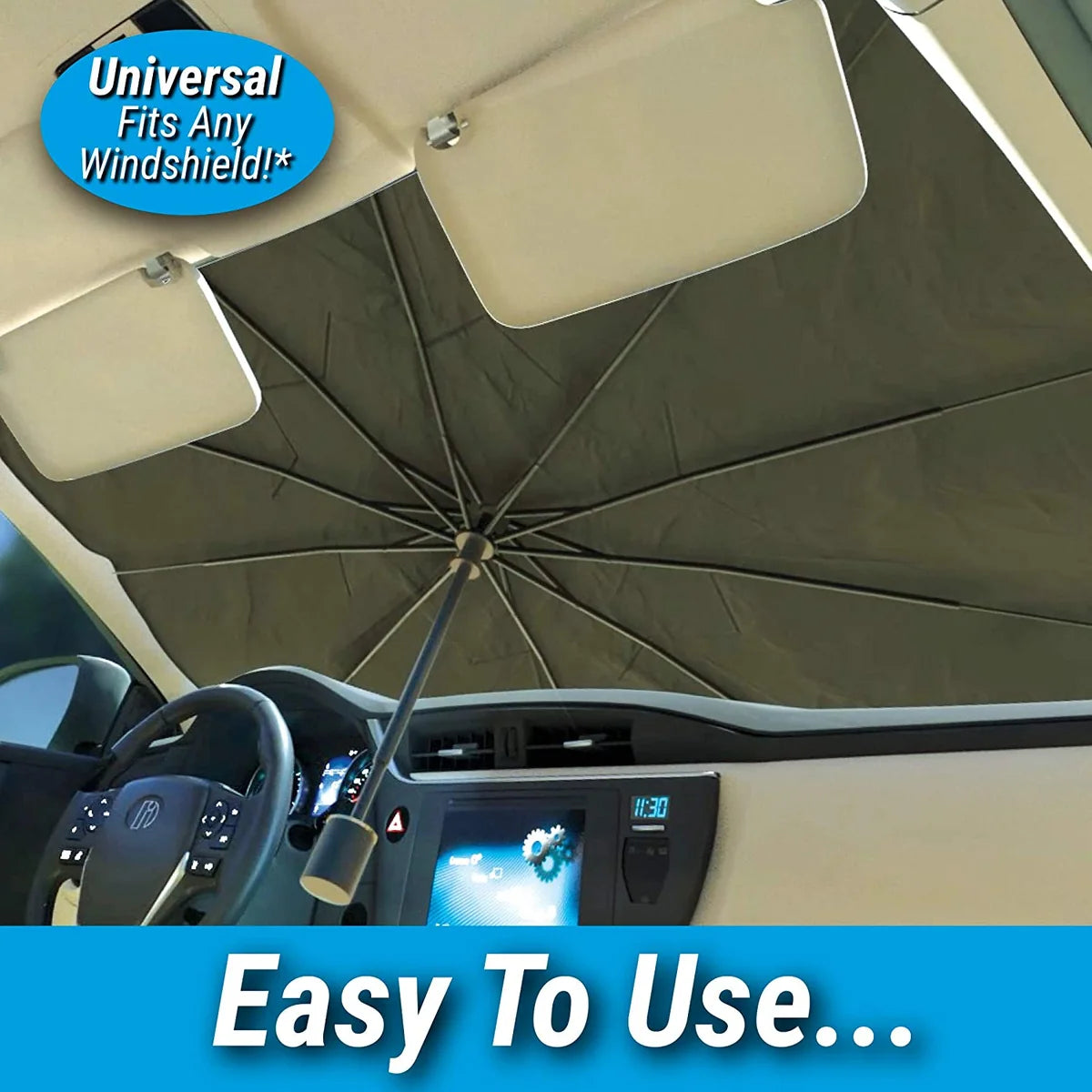 Compact Windshield Umbrella Sun Shade