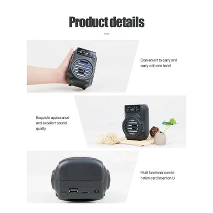 Portable Mini Wireless Speaker – 3 Inch