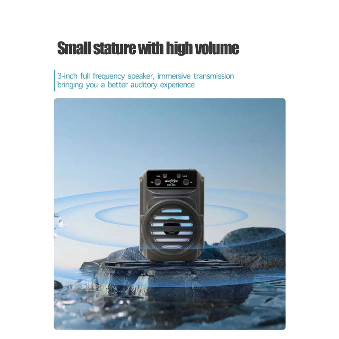 Portable Mini Wireless Speaker – 3 Inch