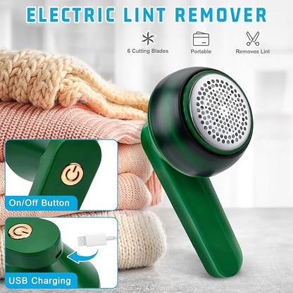 Rechargeable Lint Remover – Electric Fabric Shaver